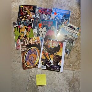 Lot of Comic Books with Colorful Covers